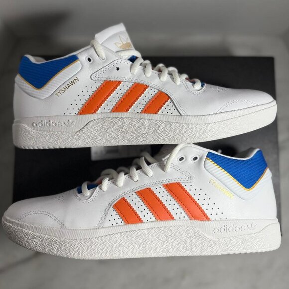 adidas Tyshawn White Orange Blue Bird NY Knicks Size 12 - | NWB rep box - Picture 6 of 10